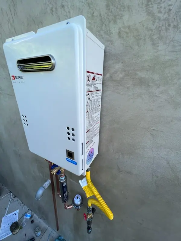 Tankless water heater installation for Sunny Hills homes